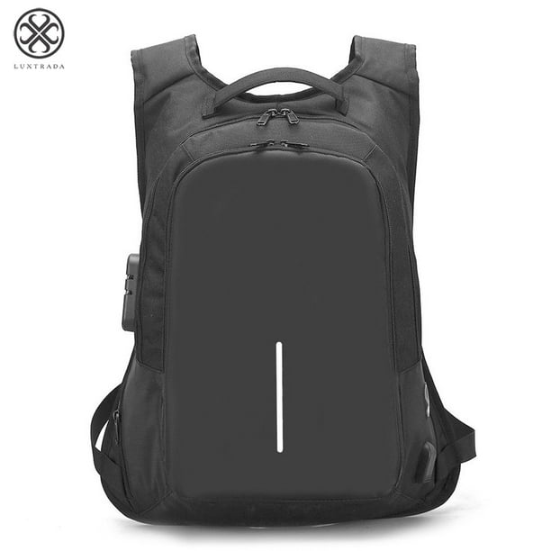 Men Women Anti-Theft External Travel Backpack Laptop USB Charge Port School Bag